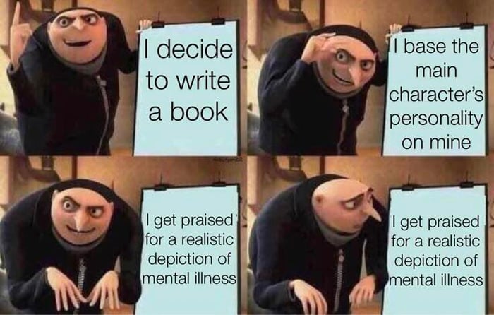 gru writing a book