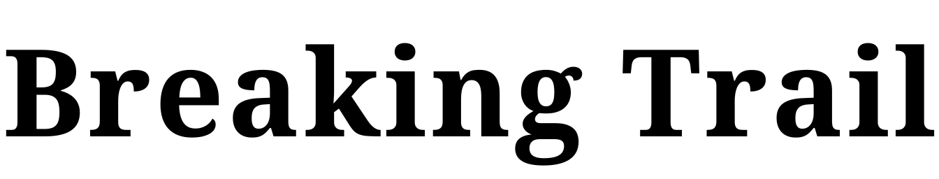 v1 breaking trail wordmark