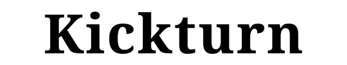 v1 kickturn wordmark